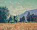 Pontcharra, Isère Valley, Mount Granier in the background - Armand Guillaumin — artwork view