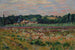 Prairie at Épinay-sur-Orge in the evening - Armand Guillaumin — artwork view