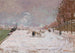 Quai Saint-Bernard under the snow, Paris - Armand Guillaumin — artwork view