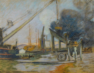 Quai de la Rape, Paris - Armand Guillaumin — artwork view
