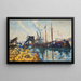 Quai de la Seine, Paris - Armand Guillaumin — framed artwork on a wall