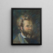 Self-portrait - Armand Guillaumin — framed artwork on a wall