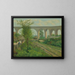 L'aqueduc d'Arcueil at the Sceaux level crossing - Armand Guillaumin — framed artwork on a wall