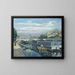 Le pont Louis-Philippe - Armand Guillaumin — framed artwork on a wall