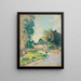 a street in Île-de-France - Armand Guillaumin — framed artwork on a wall