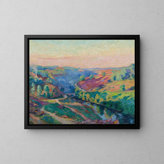 Vallée de la Creuse - Armand Guillaumin — framed artwork on a wall