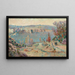 Valley of the Sedelle at Pont-Charraud White frost - Armand Guillaumin — framed artwork on a wall