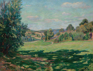Village sur le coteau de la vallée de Chevreuse - Armand Guillaumin — artwork view