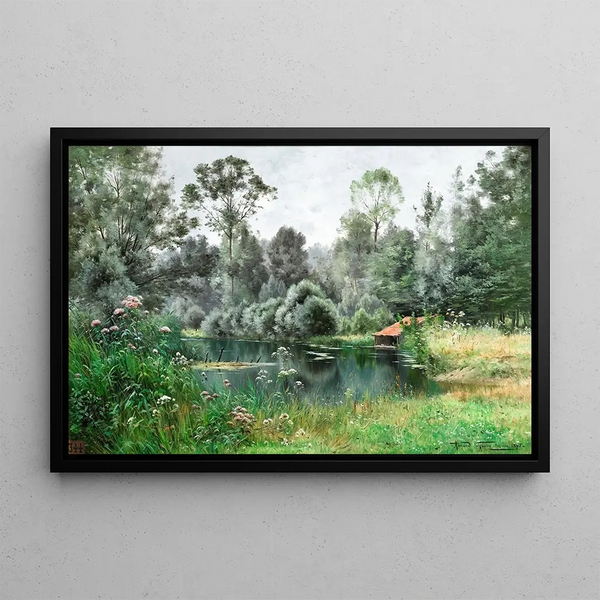 Pontgivart near Reims - Armand Gury — framed artwork on a wall