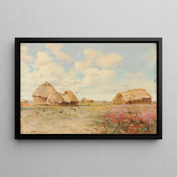 Fleurs d'Orainville - Armand Gury — framed artwork on a wall