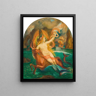 The Mermaid - Armand Point — framed artwork on a wall