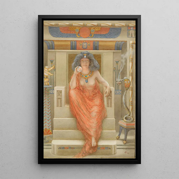 Reproduction of the painting La déesse Isis - Armand Point