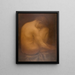 a seated nude man - Armand Rassenfosse — framed artwork on a wall
