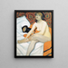 The Yellow Robe - Armand Rassenfosse — framed artwork on a wall