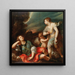 Armida et le Rinaldo endormi - Giuseppe Nuvolone — framed artwork on a wall