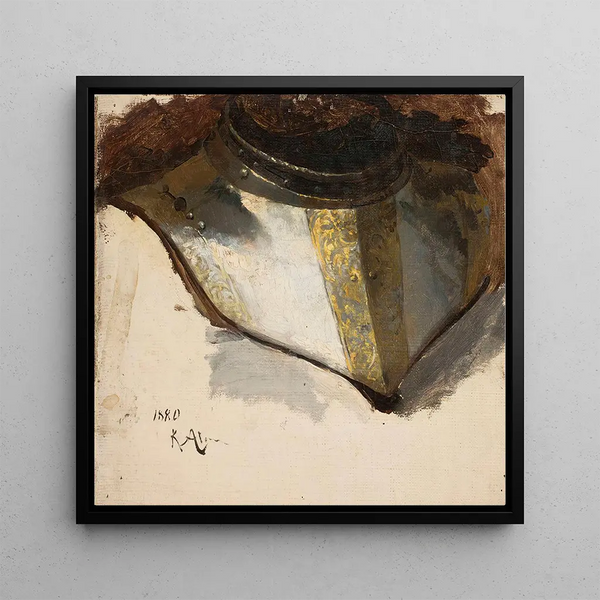 Armor of the study from the late Renaissance - Kazimierz Alchimowicz — framed artwork on a wall