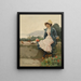 In anticipation - Arnaldo Ferraguti — framed artwork on a wall