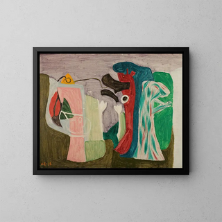 Composition - Arne Ekeland — framed artwork on a wall