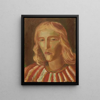 Untitled Painting - Arne Ekeland — framed artwork on a wall