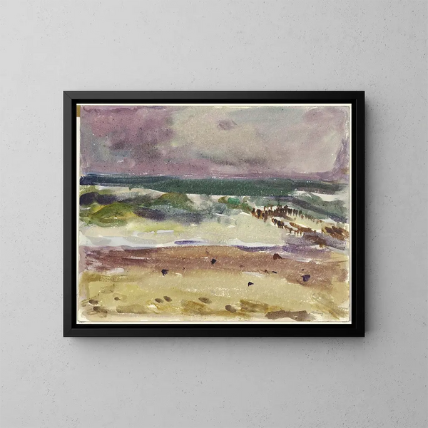 Motif of the Sea at Sylt - Arno König — framed artwork on a wall
