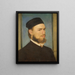 The painter Franz von Lenbach - Arnold Böcklin — framed artwork on a wall