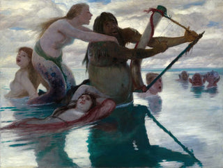 In the Sea - Arnold Böcklin — artwork view