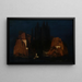 L'Île des morts - Arnold Böcklin — framed artwork on a wall