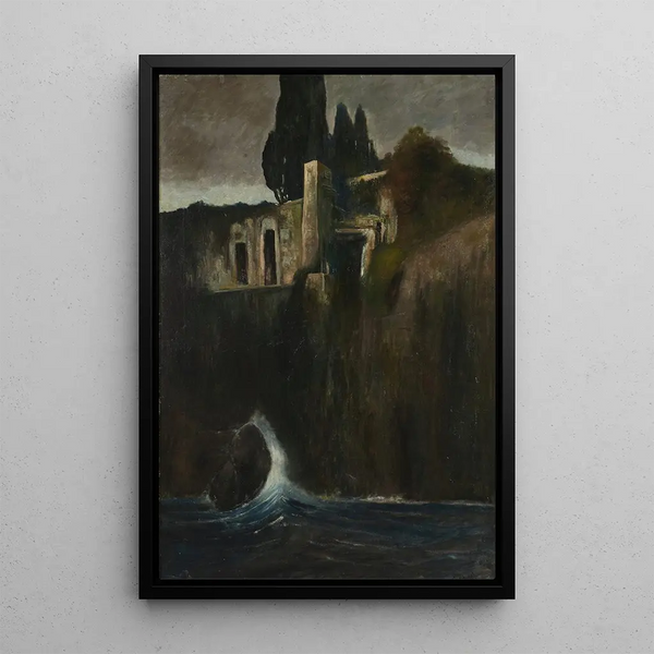 Reproduction of the painting Landscape - Arnold Böcklin