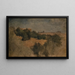 Landscape near Palestrina - Arnold Böcklin — framed artwork on a wall