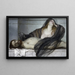 Madeleine en Deuil sur le Corps du Christ - Arnold Böcklin — framed artwork on a wall