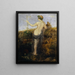 Nymph with the Cornucopia - Arnold Böcklin — framed artwork on a wall