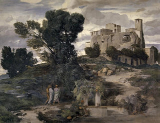 En route to Emmaus - Arnold Böcklin — artwork view