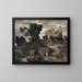 En route to Emmaus - Arnold Böcklin — framed artwork on a wall