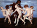 Pan dansant avec des enfants - Arnold Böcklin — artwork view