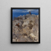 a Pan frightened, a terrified and panicked shepherd - Arnold Böcklin — framed artwork on a wall