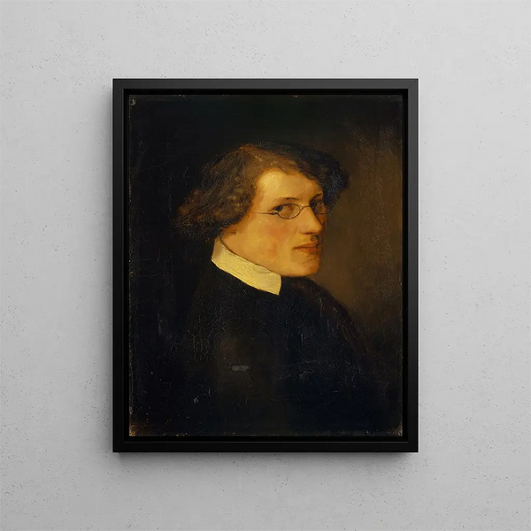 Portrait of Jakob Mühly - Arnold Böcklin — framed artwork on a wall