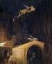 The combat on the bridge - Arnold Böcklin — artwork view