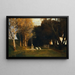 The Sacred Grove - Arnold Böcklin — framed artwork on a wall