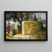 The Sanctuary of Hercules - Arnold Böcklin — framed artwork on a wall