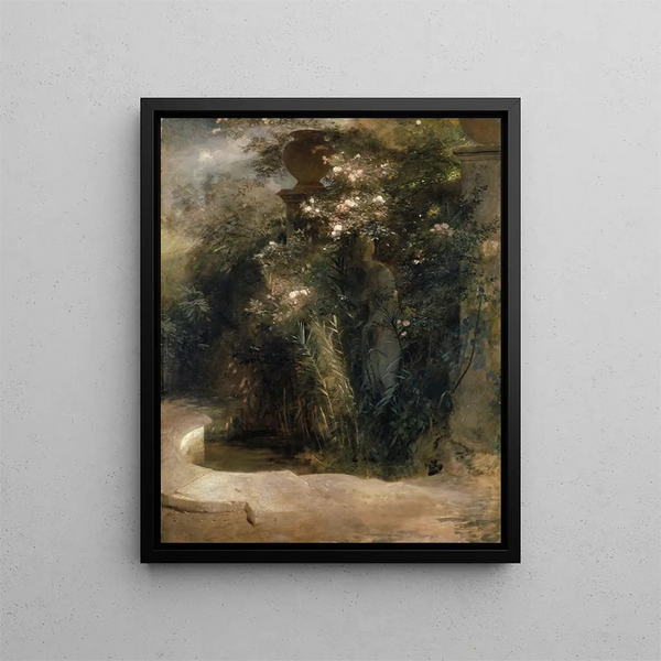 Venus Abandoned - Arnold Böcklin — framed artwork on a wall
