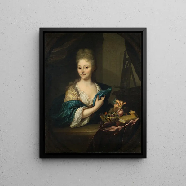 Catharina Backer 1689-1766 - Arnold Boonen — framed artwork on a wall