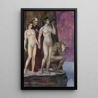 La Purification - Arnold Frédéric Rechberg — framed artwork on a wall