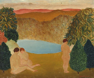 Nude in a landscape - Arnold Friedman — artwork view