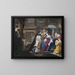 Les funérailles de la reine Artémise pour le roi Mausole - Arnold Houbraken — framed artwork on a wall