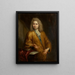 Portrait Painting of a Man - Arnold Houbraken — framed artwork on a wall