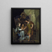 The marriage of Alexander and Roxane - Arnold Houbraken — framed artwork on a wall