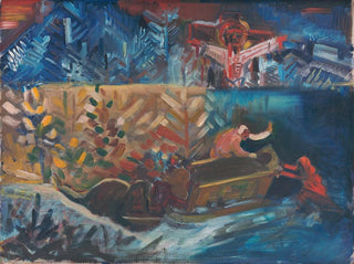Transport des malades - Arnold Peter Weisz-Kubínčan — artwork view