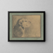 Dog pulled - Arnold Peter Weisz-Kubínčan — framed artwork on a wall