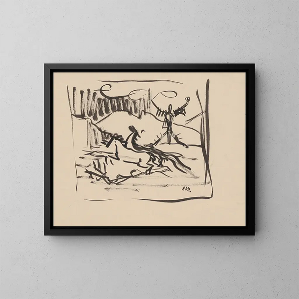 Kone - Arnold Peter Weisz-Kubínčan — framed artwork on a wall