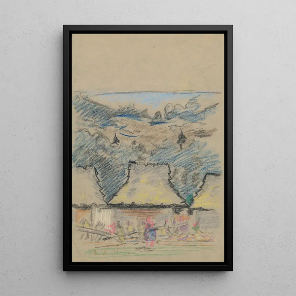 Reproduction of the painting Landscape Sketch Painting - Arnold Peter Weisz-Kubínčan
